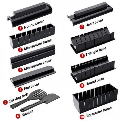 10 PC Sushi Maker Kit - Toytexx 10 PC Sushi Maker Kit - Toytexx